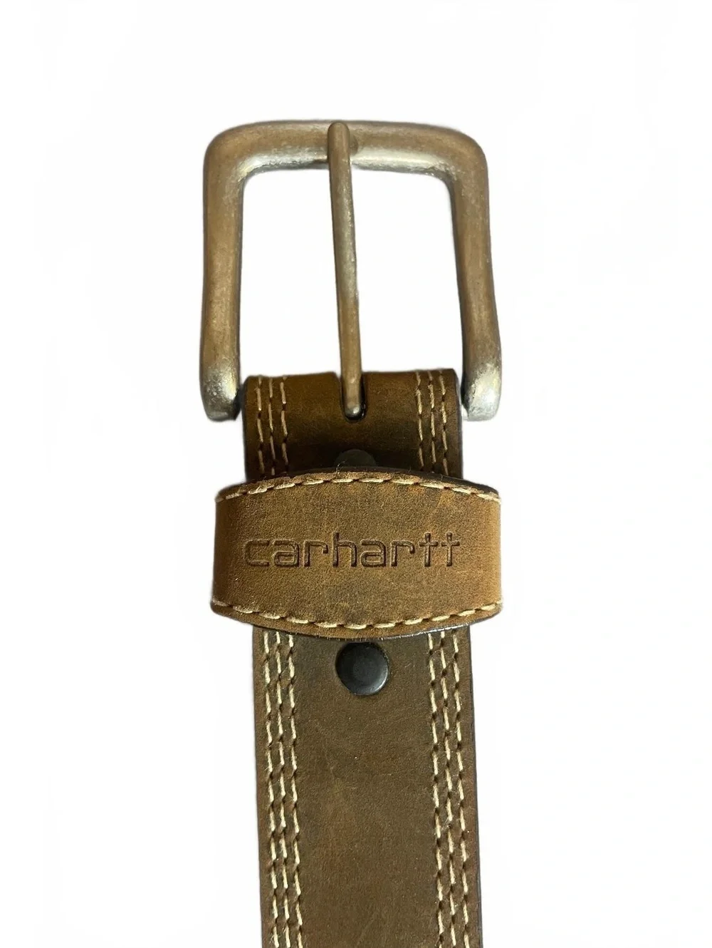 Carhart brown leather casual belt 46